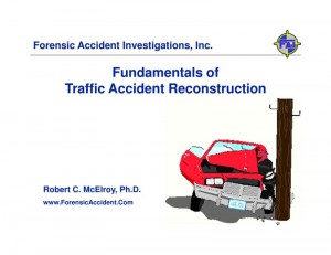 Traffic Accident Reconstruction Fundamentals