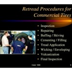 Retread Procedures for Commercial Vehicle Tires